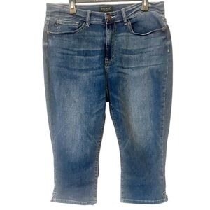 Judy Blue Skinny Fit Capri Denim Capri Pants Size 18W Plus Size